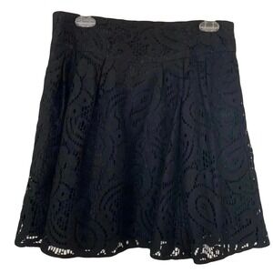 Nanette‎ Lepore Women's Skirt Sz 10 Pleated Black Lined